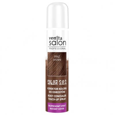 Spray Camuflare Radacini, S.O.S., pentru par Castaniu, Venita, 75ml foto