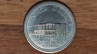 Canada - moneda de colectie comemorativa - 1 dollar 1973 - Prince Edward island foto