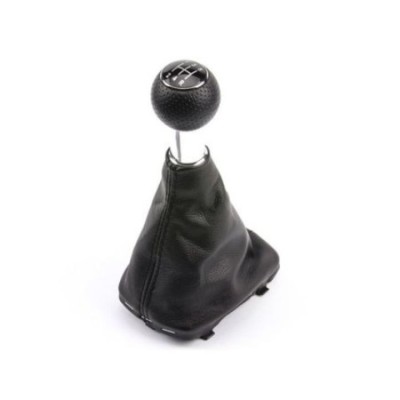 Manson schimbator compatibil Audi A6L 2005-2011, 6 viteze negru foto