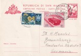 FILATELIE TEMATICA - PLIC SAN MARINO TEMATICA FLORA FLORI MASINA MASINI
