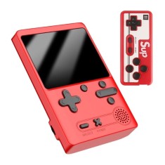 Consola portabila pentru 2 jucatori, 500 de jocuri, Rosu