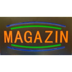 Reclama LED - MAGAZIN - de exterior / interior, 44 x 24 cm