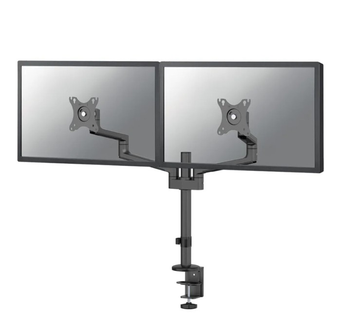 Brat dublu monitor Neomounts DS60-425BL2; pentru display-uri cu diagonale 17&quot;-27&quot;,