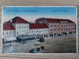 Vand carte postala Sfantu Gheorghe Piata Regina Maria circulata 1934