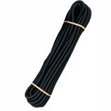 Coardă elastică 10 mm, Șfoară cauciuc 10 m, Cablu elastic negru