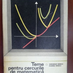 Teme pentru cercurile de matematica din licee 1