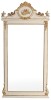 Oglinda monumentala alba cu decoratiuni aurii CAT10013, Baroc