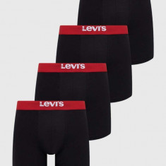 Levi's boxeri 4-pack barbati, culoarea negru