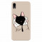 Husa silicon pentru Apple Iphone XR, Th Black Cat In Hands