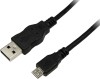 CABLU alimentare si date LOGILINK, pt. smartphone, USB 2.0 (T) la Micro-USB 2.0 (T), 3m, negru, &quot;CU0059&quot; (timbru verde 0.18 lei)