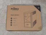 UPS Njoy NOU - 800VA / 480W Stabilizator tensiune Sursa baterie protectie curent, Cu management, Sub 1000 VA, Protectie supratensiune