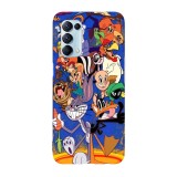 Husa compatibila cu Oppo A54 5G model Looney Tunes characters, Silicon, TPU, Viceversa, Transparent, Carcasa