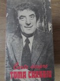 Carte Despre Toma Caragiu - V. Silvestru, 1985, Meridiane, Acti si Destine, 260 pagini, Teatru, Biografii
