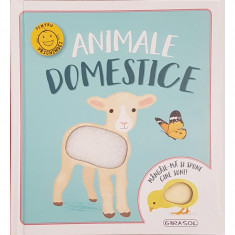 Carte pentru copii Mangaie-ma si spune cine sunt! Animale domestice Girasol, 10 pagini, 1 an+ foto