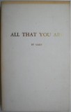 All That You Are - Mary, Carte in Engleza, Import, Literatura Straina