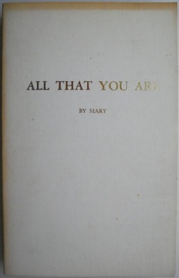 All That You Are &amp;ndash; Mary foto