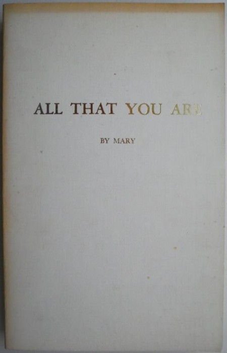 All That You Are &ndash; Mary