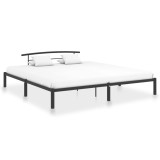 Cumpara ieftin Cadru de pat, negru, 180 x 200 cm, metal