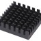 Radiator extrudat cu aripioare BGA negru 32,5x32,5mm