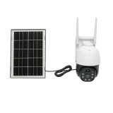 Camera de supraveghere 4G PTZ cu panou solar 7.5W, senzor PIR si IP66