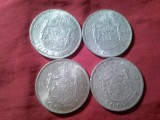 4 Monede 500 lei 1944 Mihai I , 4x12g argint 700 , cal. Aunc