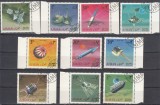 A12 S7 12 - Timbre foarte vechi - Ajman - sateliti artificiali