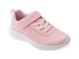 Pantofi sport SKECHERS roz, BOUNDER, din material textil