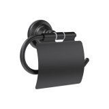 Cumpara ieftin Suport h&acirc;rtie igienică Sensea Charm, Negru mat, Zamac