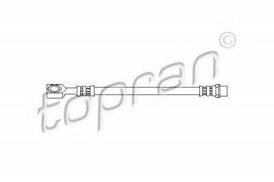 Conducta / cablu frana OPEL ASTRA G Combi (F35) (1998 - 2009) TOPRAN 206 119 foto