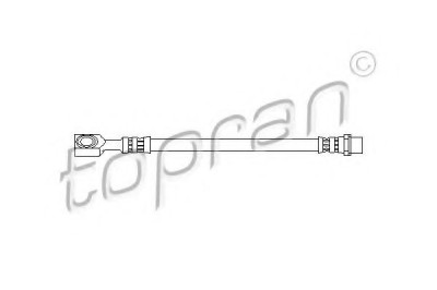 Conducta / cablu frana OPEL ASTRA G Combi (F35) (1998 - 2009) TOPRAN 206 119 foto