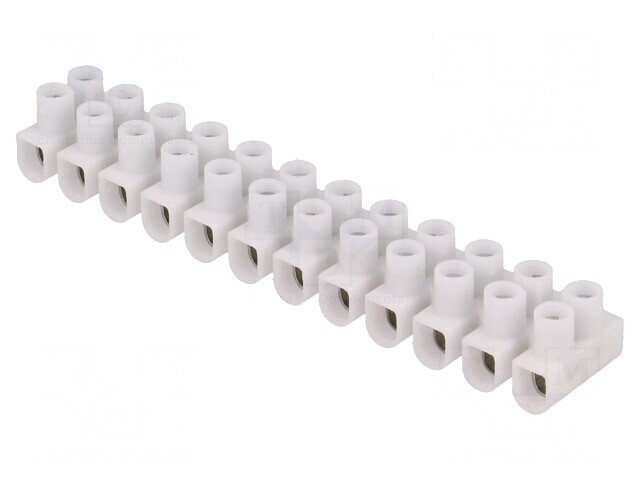 Regletă de conexiuni terminal 12 piste 1-4mm2 450V