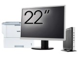 Pachet PC Second Hand HP T630 Thin Client, AMD GX-420GI 2.00GHz, 8GB DDR4, 32GB SSD Flash + Monitor 22&amp;quot; &amp; Imprimanta Brother HL-L6300DW NewTechno