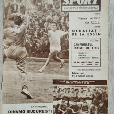 Revista SPORT nr. 11 (178) - Iunie 1966