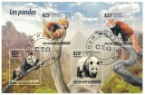Timbre Niger 2015, Fauna: Ursi Panda, Colita Noua, Colectie, Tematica Animale, Africa, Filatelie