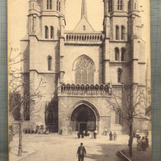 AD 104 C. P. VECHE - DIJON - L'EGLISE SAINTE-BENIGNE-FRANTA -CIRCULATA 1917