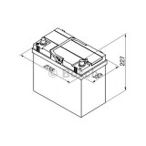 Baterie de pornire HONDA CIVIC VI Limuzina (EJ, EK) (1995 - 2001) BOSCH 0 092 S40 230