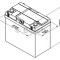 Baterie de pornire HONDA CIVIC VI Limuzina (EJ, EK) (1995 - 2001) BOSCH 0 092 S40 230