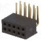 Conector 10 pini, seria {{Serie conector}}, pas pini 1,27mm, CONNFLY - DS1065-14-2*5S8BR