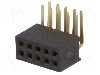 Conector 10 pini, seria {{Serie conector}}, pas pini 1,27mm, CONNFLY - DS1065-14-2*5S8BR