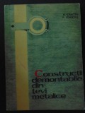 Constructii demontabile din tevi metalice H.Cantea, P.Ionasiu