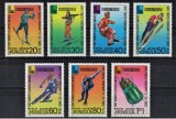Timbre Mongolia 1980 Sport J.O. Lake Placid, Serie Completa MNH
