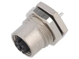 Conector M12 soclu PIN 8 mamă X-ProfiNET IP67 drept