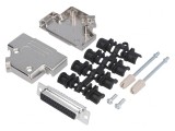 D-Sub 25-Pin Mufă Mamă 45&deg; Lipire pe Cablu, MH CONNECTORS
