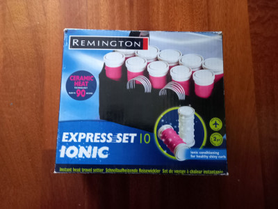 Remington express set 10 ionic rollers bigudiuri electrice foto