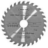 Disc Taiat Lemn Tct Pentru Flex - 125X1.2X10X22.23 Mm - 30 T
