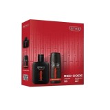 Set ingrijire corp STR8 Red Code: Apa de toaleta, 100ml + Deodorant spray, 150ml