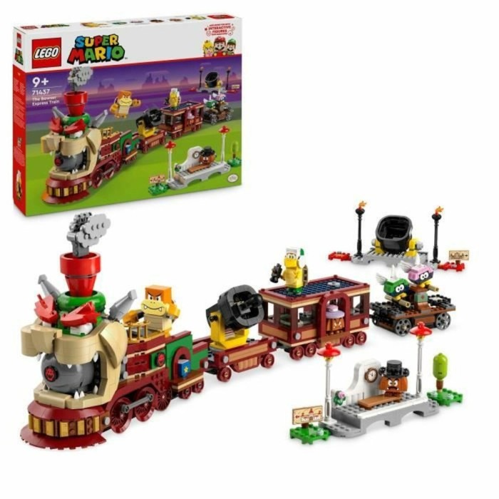 Set de Construcție Lego 71437 Bowser&#039;s Express Train Multicolor 1392 Piese