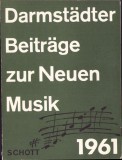 HST C5761N Darmst&auml;dter Beitr&auml;ge zur Neuen Musik IV, 1961