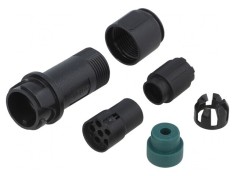 Conector Circular Mufă Mamă 6 Pin fără Contacte pe Cablu