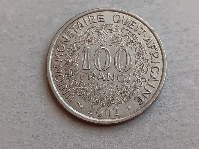 M3 C50 - Moneda foarte veche - Africa de Vest - 100 franci - 2002